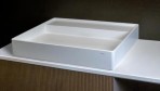 INFINITY 600 × 470 Silkstone® izlietne, balta 2