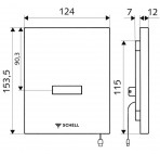 Infr. urināla skalotāja taustiņš Edition E 2