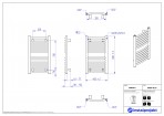 Instal Projekt Полотенцесушитель OMEGA R 40/70, белый 3