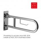 Gedy Snug paceļams invalīdu rokturis 600 mm, Hroms 3