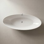 Iside brīvi stāvoša vanna 186x78x71 cm, Balta  2