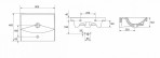 Раковина CITY 50 см с отверстием 2