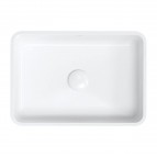 Omnires Parma M+ izlietne uz virsmas 50x35 cm, Gloss white 4