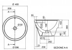 Izlietne MATTY TONDO A 46 cm 2