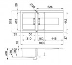 Izlietne Smart 475 1000x515 mm 5