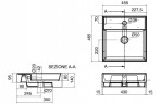 Раковина TEOREMA 46x46 cm 2