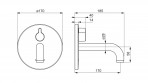 Izlietnes jaucējkrāna dekoratīvā daļa,12 V ELECTRA 2