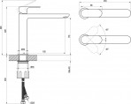 Izlietnes maisītājs Eleganta 220 mm bez notekas, hroms 5