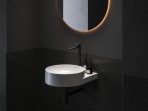 Izlietnes maisītājs Eleganta 335 mm bez notekas, melns matēts 5