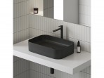 Izlietnes maisītājs Eleganta 335 mm bez notekas, melns matēts 6