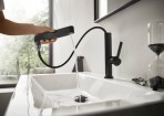 Izlietnes maisītājs Finoris 230 ar izvelk. snīpi, 2jet, push-open, MB 3