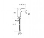 Смеситель для раковины L20, Cold Start 140 mm 2