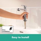 Rebris S 110 CoolStart izlietnes maisītājs, Hroms  3