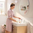 Rebris S 110 CoolStart izlietnes maisītājs, Hroms  4