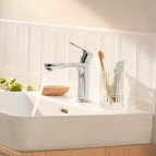 Rebris S 110 CoolStart izlietnes maisītājs, Hroms  6