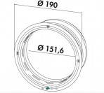 Розетка с THERMOBOX, P-E-Jal Col 150 2