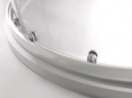 TALDIS pusapaļa dušas kabīne 800 x 800 mm, Brillant/Matt glass 2