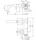 Jaucējkāns SERIE 100 (195mm) ar iebūvējamo daļu 7