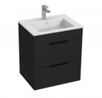 CUBE Vannas istabas skapītis ar izlietni 550x430mm,2A,Matēts Antracīts