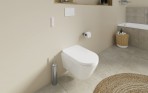 Duravit SensoWash® D-Neo Compact Rimless bidē pods ar SC vāku, Balts 12
