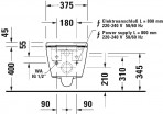 Duravit SensoWash® D-Neo Compact Rimless bidē pods ar SC vāku, Balts 5