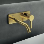 Joy cмеситель для раковины, от стены , 180 мм, Brushed Gold 4