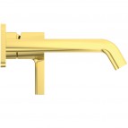 Joy cмеситель для раковины, от стены , 180 мм, Brushed Gold 5