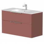 KAME Big – Тумба под раковину, 100 см, Antique red