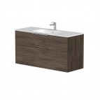 KAME Big Izlietnes skapis, 120 cm, Brown oak