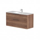 KAME Big Izlietnes skapis, 120 cm, Tobacco oak