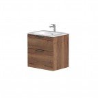 KAME Big izlietnes skapis 60 cm, Tobacco oak