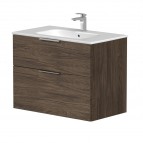 KAME Big Тумба под раковину, 80 см, Brown oak
