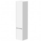 KAME City высокий шкаф, 160 x 35 см, Matt white/Aluminum profiles