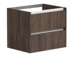 KAME City Izlietnes skapis, 60 cm, Brown oak/Aluminum profiles 3