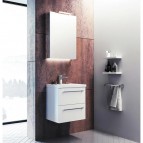 KAME Duet Izlietnes skapis, 50 cm, Glossy white 2