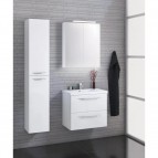 KAME Duet Izlietnes skapis, 60 cm, Glossy white 2