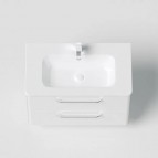 KAME Soft Izlietnes skapis, 60 cm, Glossy white 2