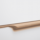 KAME Amber Izlietnes skapis, 60 cm, Matt white/Solid oak 7