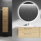 KAME Gama Augstais skapis, 160 x 35 cm, Light oak 5