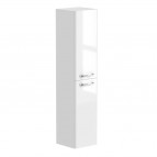 KAME Soft Augstais skapis, 160 x 35 cm, Glossy white