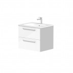 KAME Gama Izlietnes skapis, 60 cm, Glossy white
