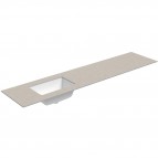 KAME Ilsa izlietne ar HPL virsmu, 200 cm, Sand stone