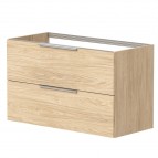 KAME Liris izlietnes skapis 100 cm, Light oak