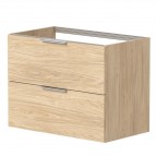 KAME Liris izlietnes skapis 80 cm, Light oak