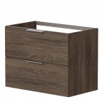 KAME Liris izlietnes skapis 80 cm, Brown oak