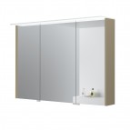 KAME Loft spoguļskapītis ar LED apgaismojumu 100 cm, Linen