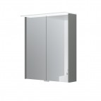 KAME Loft spoguļskapītis ar LED apgaismojumu 60 cm, Grey stone