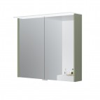 KAME Loft spoguļskapītis ar LED apgaismojumu 80 cm, Savannah green
