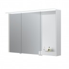 KAME Loft spoguļskapītis ar LED apgaismojumu 100 cm, Matt white