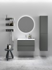 KAME Match Augstais skapis, 160 x 35 cm, Matt Grey 4